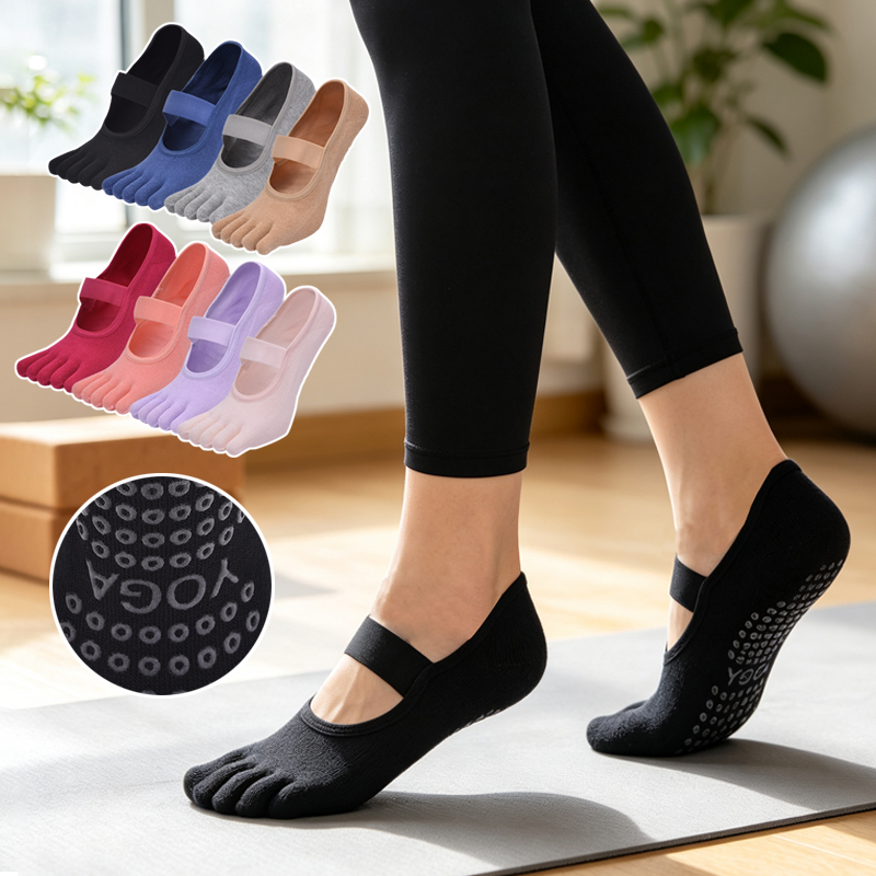 Medias Para Pilates Y Yoga - Damskie skarpetki do pilatesu z pięcioma