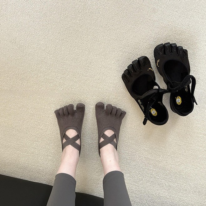 Damskie skarpety do jogi z krz – Medias Para Pilates Y Yoga recenzja i cena